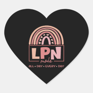 Pegatina En Forma De Corazón Todos los días LPN