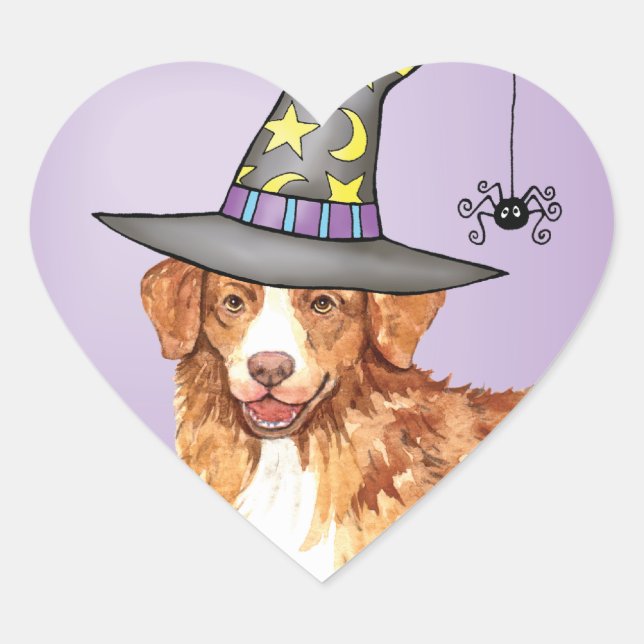 Pegatina En Forma De Corazón Toller Witch (Anverso)
