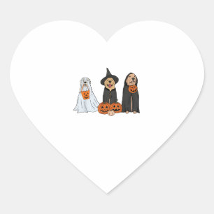 Pegatina En Forma De Corazón Truco O Tratamiento De Halloween De Regalador De O