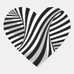 Pegatina En Forma De Corazón trucos ópticos