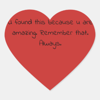 Pegatina En Forma De Corazón Un acto aleatorio de bondad - pegatina del amor