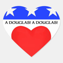 Pegatina En Forma De Corazón ¡Un DOUGLAS! ¡UN DOUGLAS!"Pegatinas del corazón
