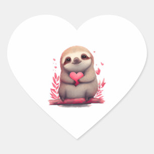 Pegatina En Forma De Corazón Un regalo eslovaco para los amantes del arte color