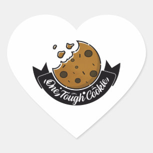 Pegatina En Forma De Corazón una galleta dura