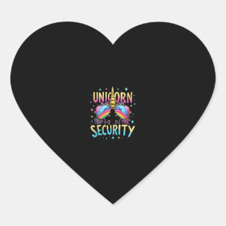 Pegatina En Forma De Corazón Unicorn Security Tank Top_6