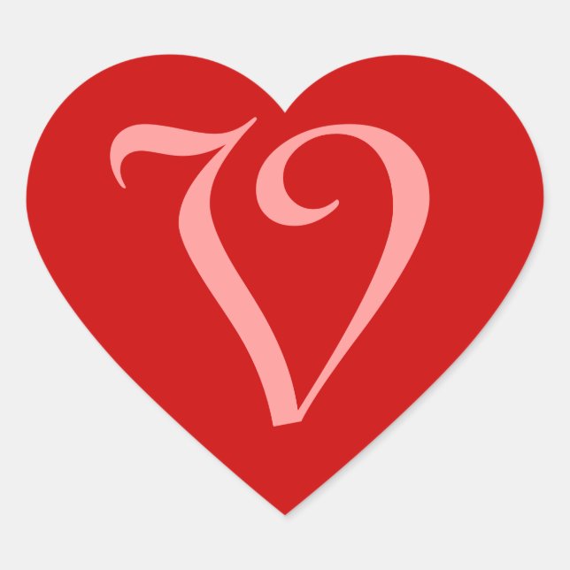 PEGATINA EN FORMA DE CORAZÓN V (Anverso)