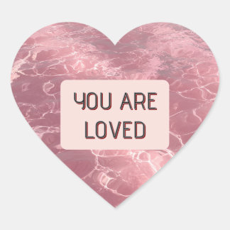 Pegatina En Forma De Corazón Valentine Heart Sticker Show Someone You Care