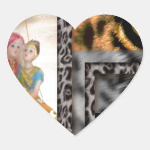 Pegatina En Forma De Corazón Valentine Hero