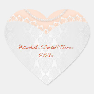 Pegatina En Forma De Corazón Vestido de boda de encaje