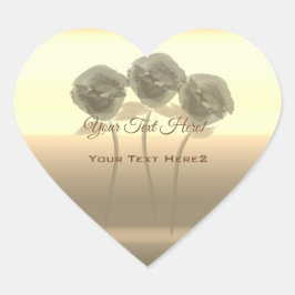 Pegatina En Forma De Corazón Vibe de temporada de vacaciones personalizada