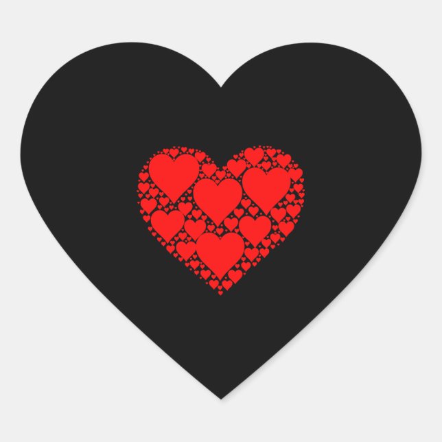 Pegatina En Forma De Corazón Vida de Unicornio (Anverso)