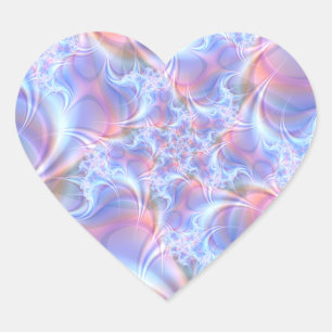 Pegatina En Forma De Corazón Visión de un Pegatina sensato del corazón artístic
