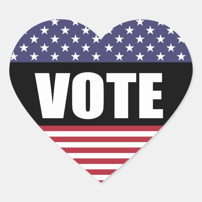 PEGATINA EN FORMA DE CORAZÓN VOTACIÓN (Anverso)