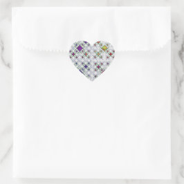 Pegatina En Forma De Corazón Weave cuántica