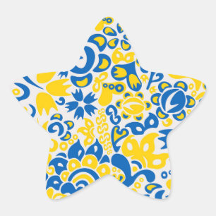 PEGATINA EN FORMA DE ESTRELLA 