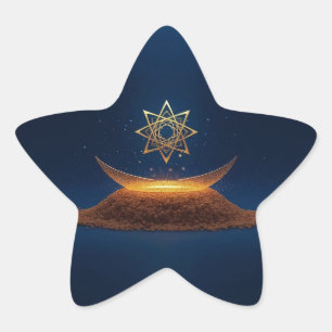 PEGATINA EN FORMA DE ESTRELLA