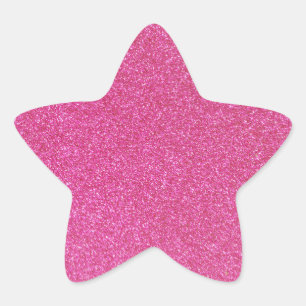 Pegatina En Forma De Estrella 06 Estrella de parqueas de impresión Purpurina ros