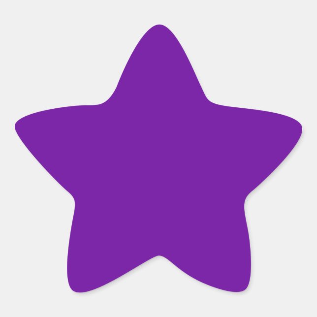 Pegatina En Forma De Estrella 660099 Morado (Anverso)