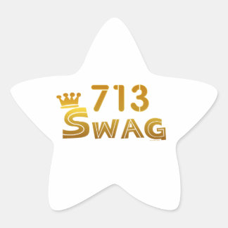 Pegatina En Forma De Estrella 713 Texas Swag