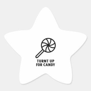 Pegatina En Forma De Estrella Acudir a la golosina de caramelo