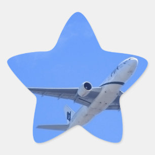 Pegatina En Forma De Estrella Aerolínea comercial