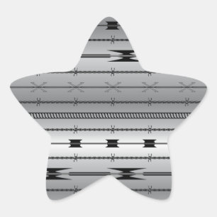 Pegatina En Forma De Estrella Alambres de acero