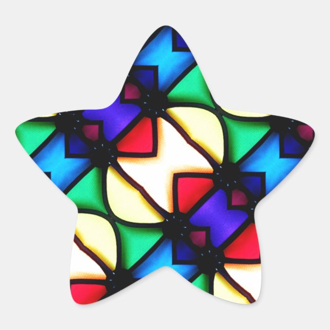 Pegatina En Forma De Estrella Amor-Brillo_ (Anverso)