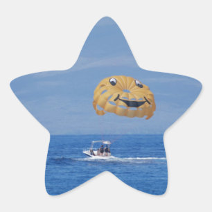 Pegatina En Forma De Estrella Amor Parasailing