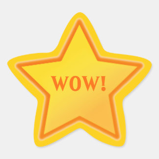 Pegatina En Forma De Estrella Añadir su propio Pegatina de Estrella de Texto