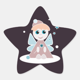 Pegatina En Forma De Estrella Angelito