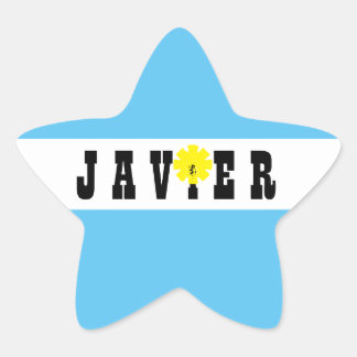 Pegatina En Forma De Estrella Apoyo a Javier Milei Presidente de Argentina Sí!