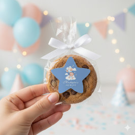 Pegatina En Forma De Estrella Aqiqah Baby Boy Star Sticker