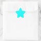 Pegatina En Forma De Estrella Aqua (color sólido) (Bolso)
