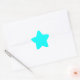 Pegatina En Forma De Estrella Aqua (color sólido) (Sobre)