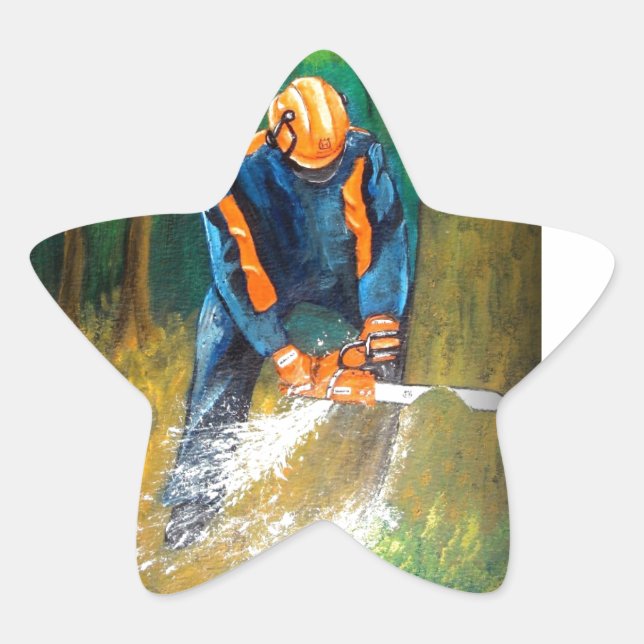 Pegatina En Forma De Estrella Árbitro cirujano Forester (Anverso)