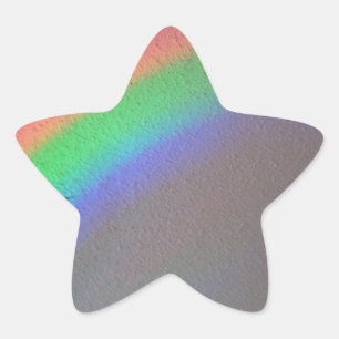 Pegatina En Forma De Estrella arco iris apocalíptico post