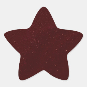 Pegatina En Forma De Estrella Arena Granate
