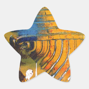 Pegatina En Forma De Estrella Arte abstracto