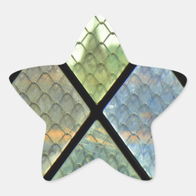 Pegatina En Forma De Estrella Arte de ventana (Anverso)