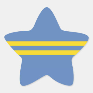 Pegatina En Forma De Estrella aruba