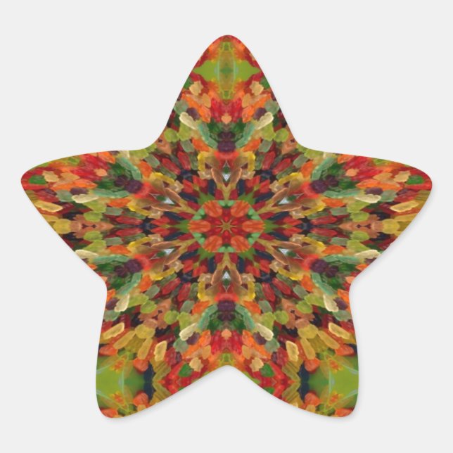 Pegatina En Forma De Estrella Astral Gummy Bears (Anverso)