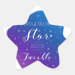 Pegatina En Forma De Estrella Atrapa una estrella que cae
