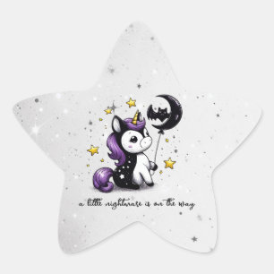 Pegatina En Forma De Estrella Baby Shower de Little Unicorn