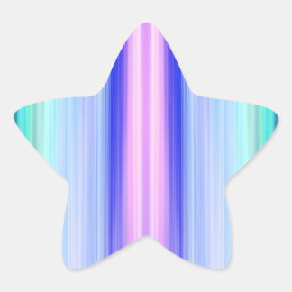 Pegatina En Forma De Estrella Bandas de color verticales