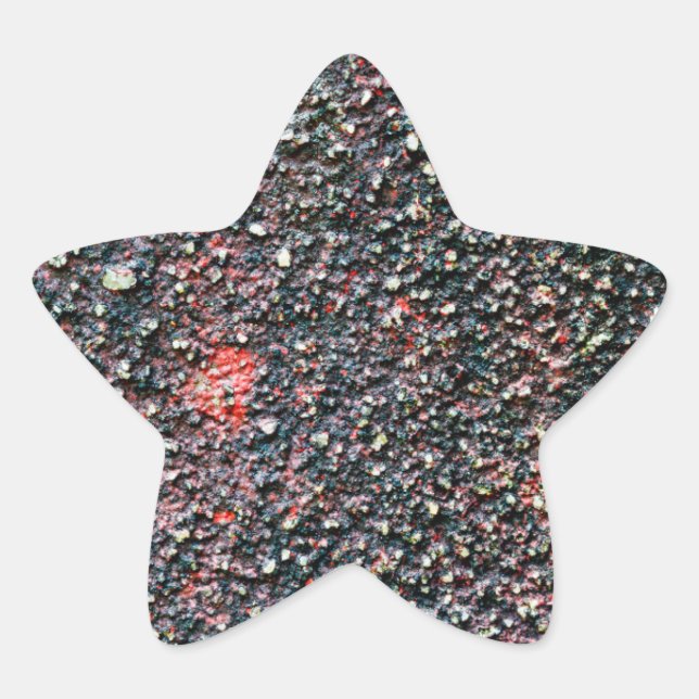 Pegatina En Forma De Estrella batido de arándano (Anverso)