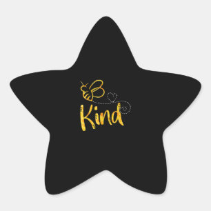 Pegatina En Forma De Estrella Bee Kind   Regalo Cute Bee Lover   Regalo de Bee K