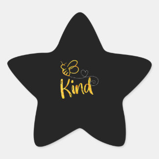 Pegatina En Forma De Estrella Bee Kind | Regalo Cute Bee Lover | Regalo de Bee K