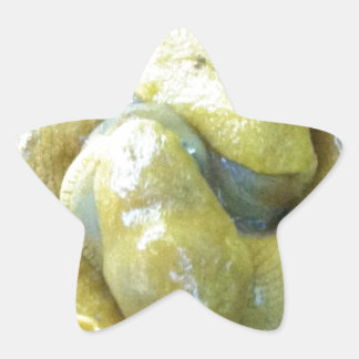 Pegatina En Forma De Estrella besos babosos bananeros