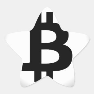 Pegatina En Forma De Estrella Bitcoin 13