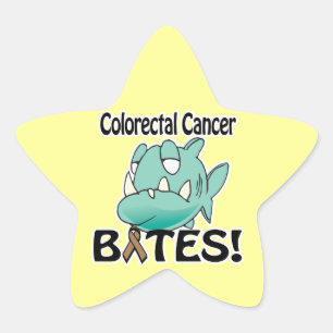 Pegatina En Forma De Estrella BITES de cáncer colorrectal